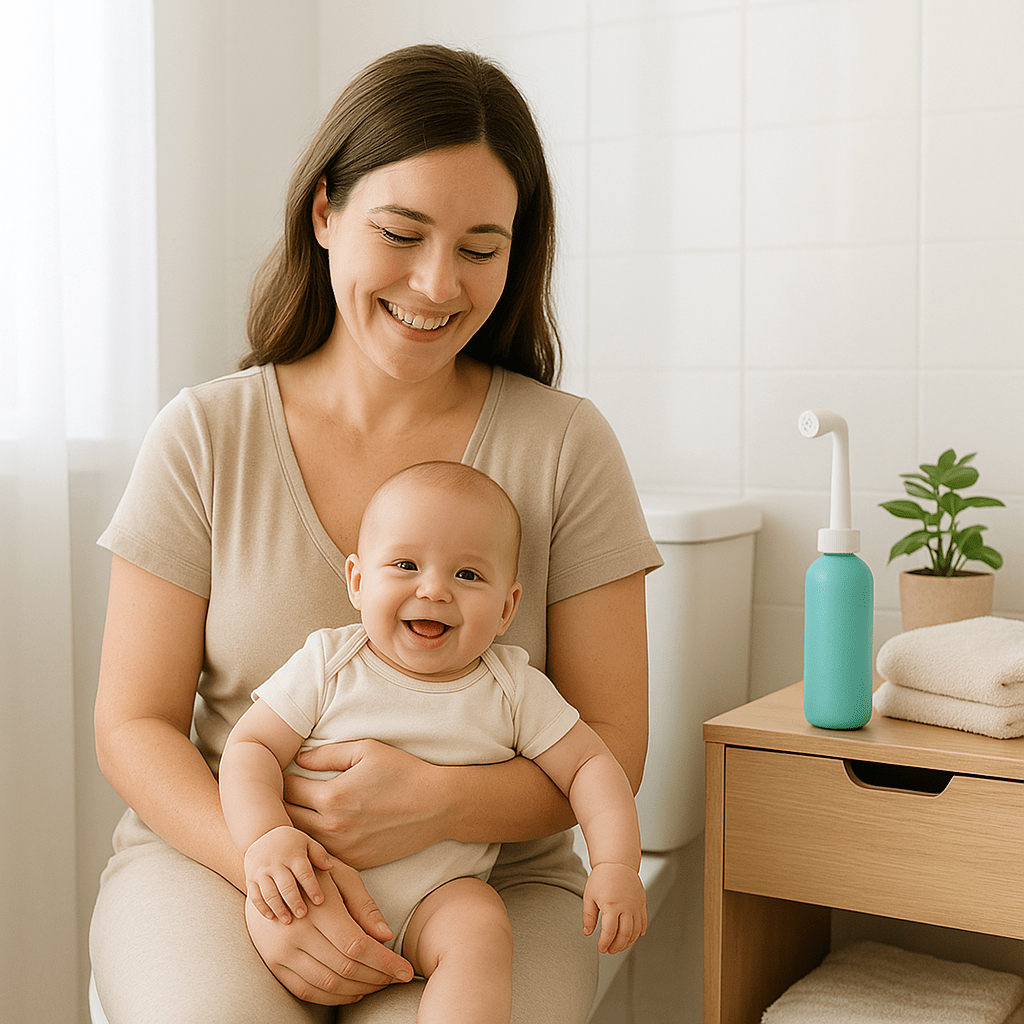 Bidet portable - Cigogne et bébé