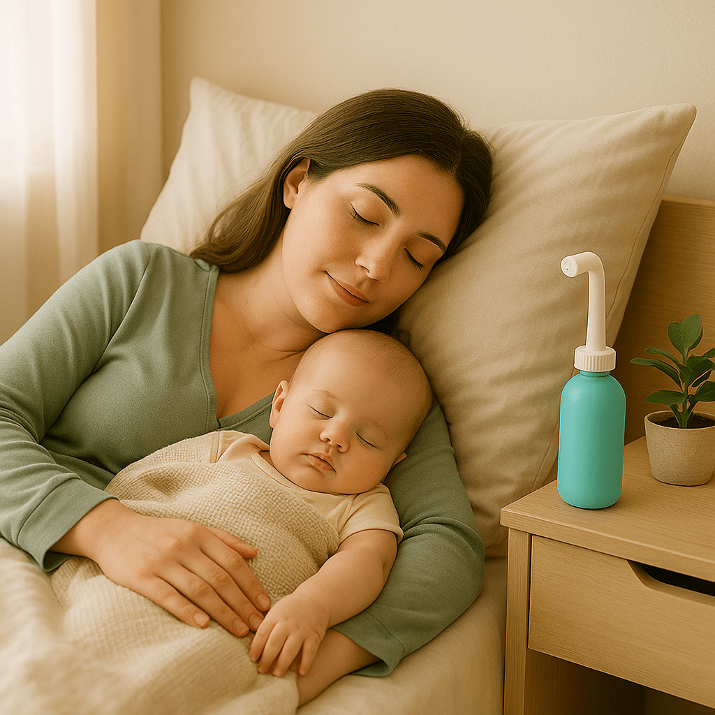 Bidet portable - Cigogne et bébé