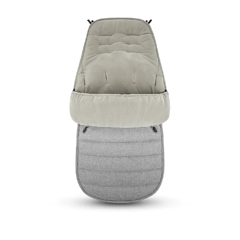 Chancelière poussette grise universelle pour promenade bébé