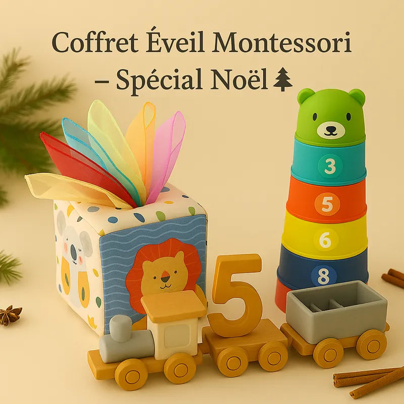 Coffret Éveil Montessori – Spécial Noël 🎄