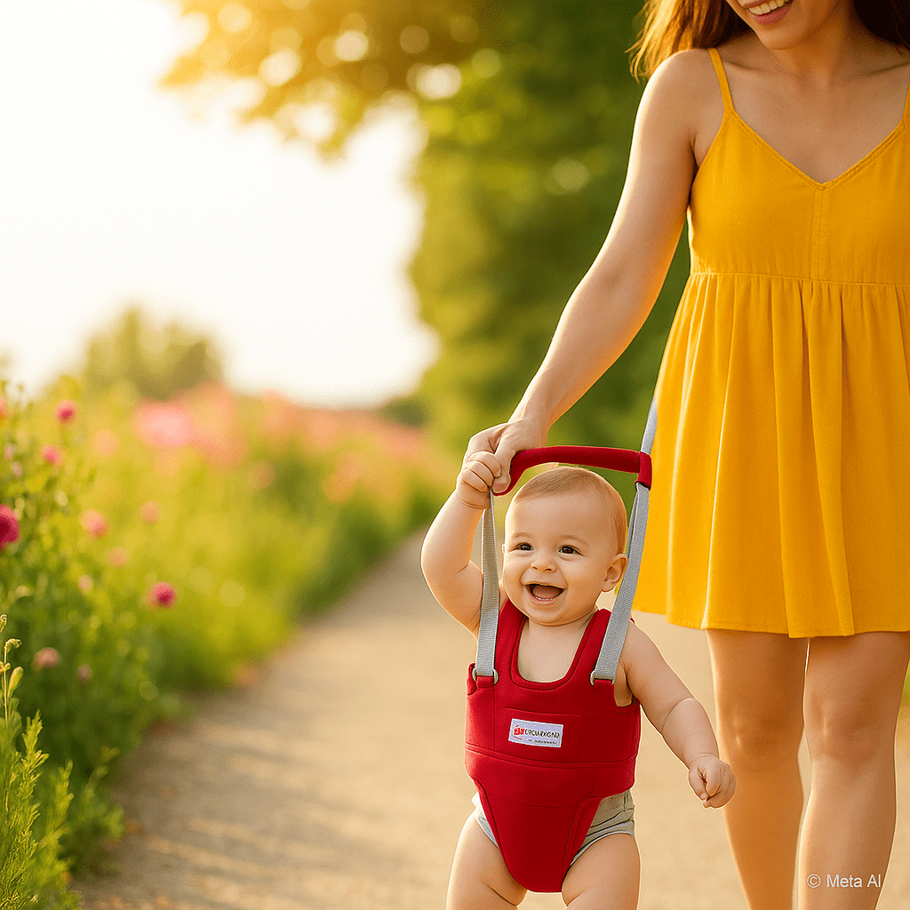Harnais de marche bébé - Cigogne et bébé