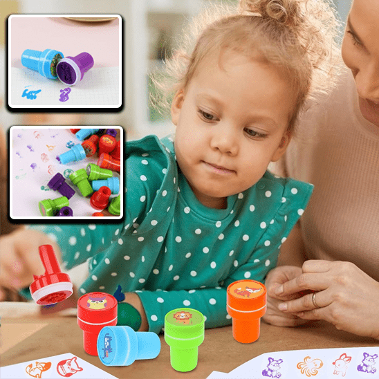 Jouet bébé - Tampons auto - encreurs pour enfants