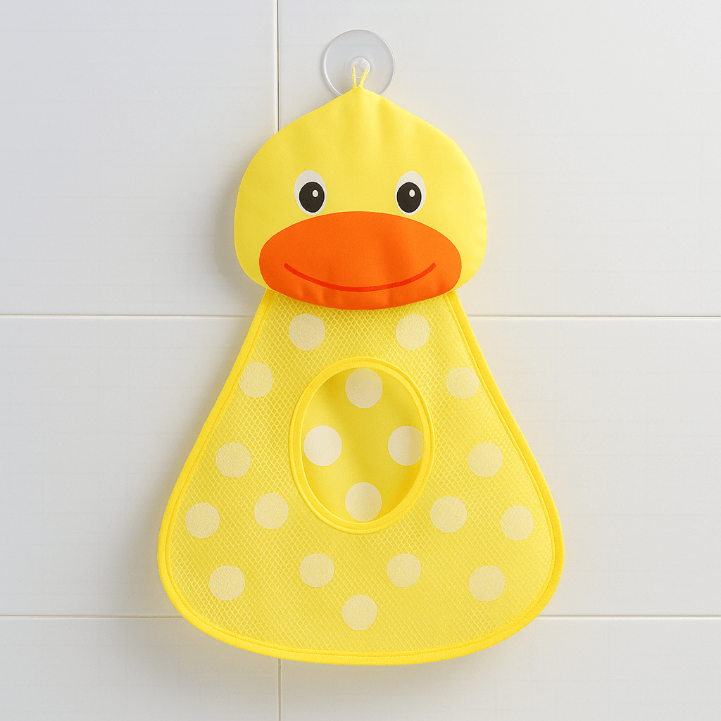 Sac à jouets de bain - Cigogne et bébé