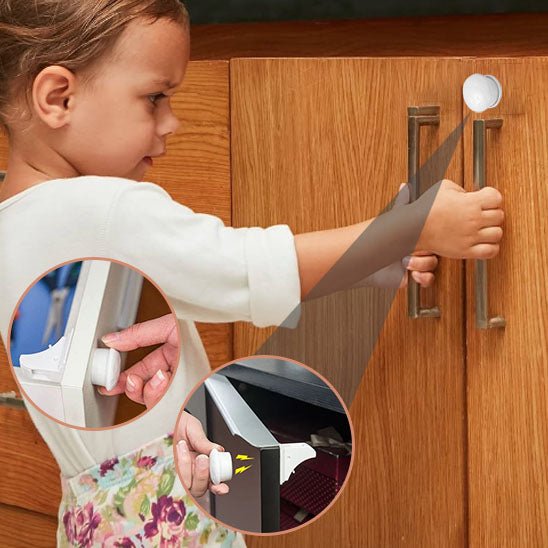 Serrure de sécurité pour bébé - Cigogne et bébé