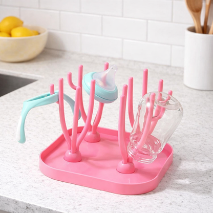 Séchoir biberon bébé hygiénique compact avec plateau amovible