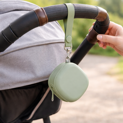 Porte sucette bébé silicone sans BPA hygiénique