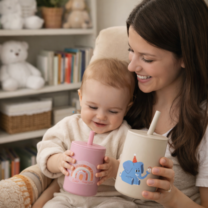 Gobelet bébé silicone anti-fuite sans BPA