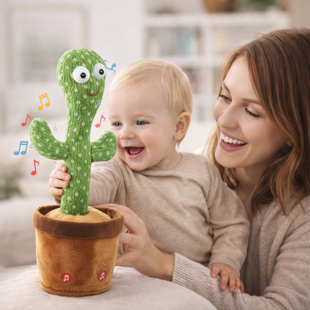 Cactus dansant interactif parlant – Jouet musical bébé
