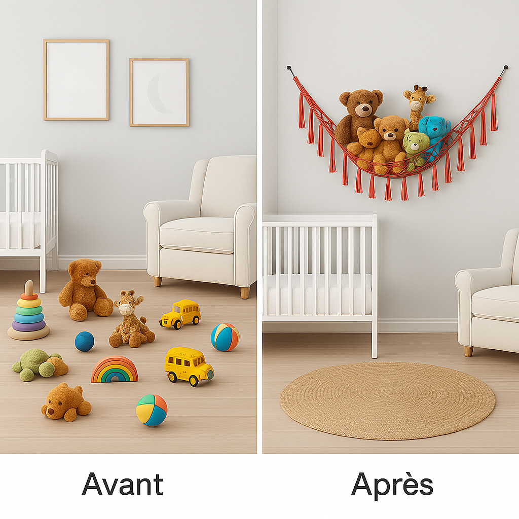 Hamac suspendu | pour peluches