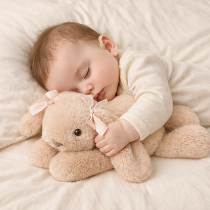 Peluche lapin douce 35 cm – Doudou lapin câlin bébé