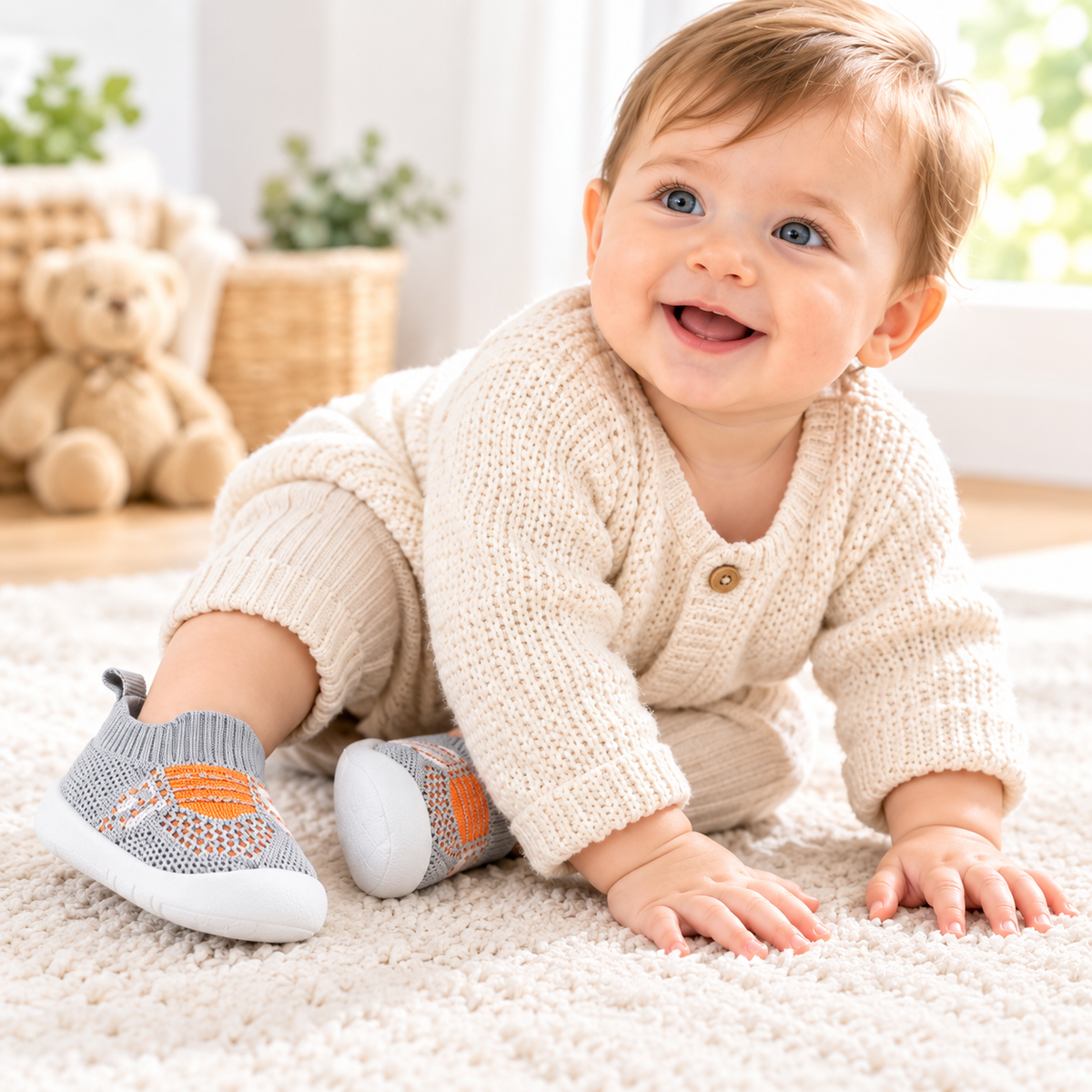 Chaussures bébé | Légères, respirantes et antidérapantes