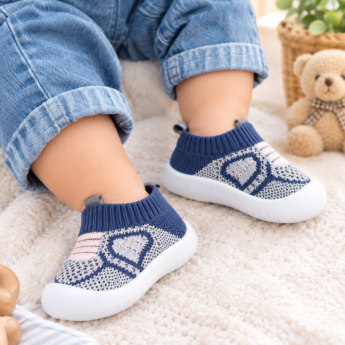Chaussures bébé | Légères, respirantes et antidérapantes