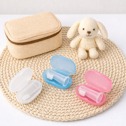 Brosse à dents bébé silicone – Nettoyage doux et sécurisé – Lot de 2 ou 3