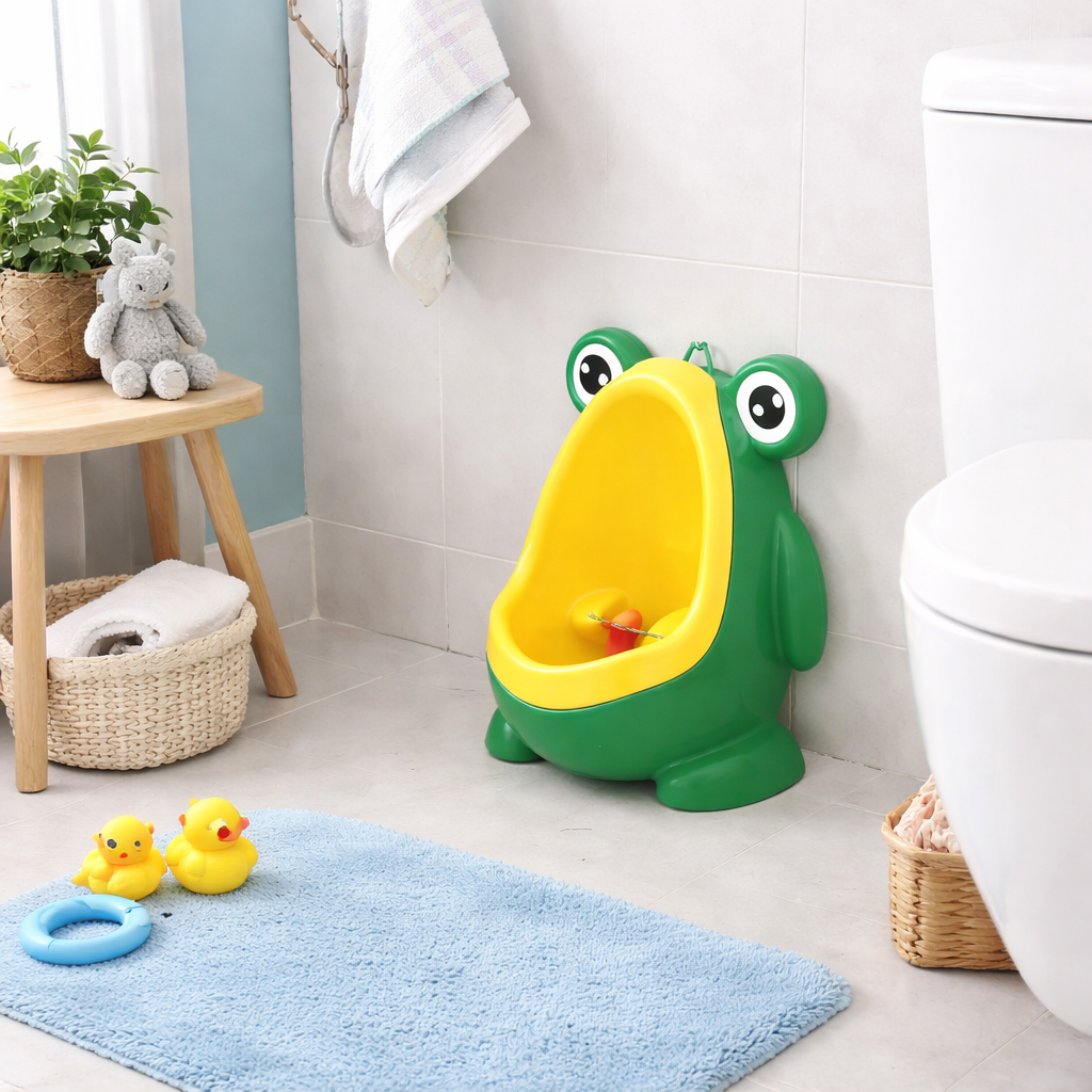 Urinoir enfant mural grenouille – Propreté ludique pour garçon