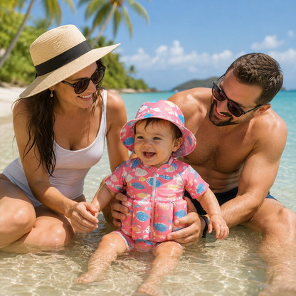 Maillot de bain flottant sécurisé pour apprendre à nager