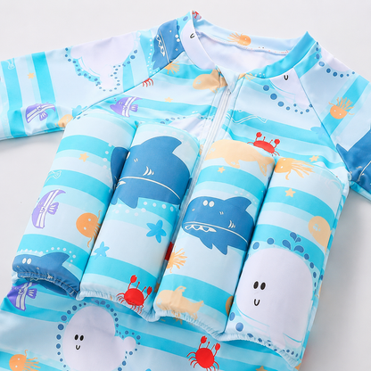 Maillot de bain flottant sécurisé pour apprendre à nager