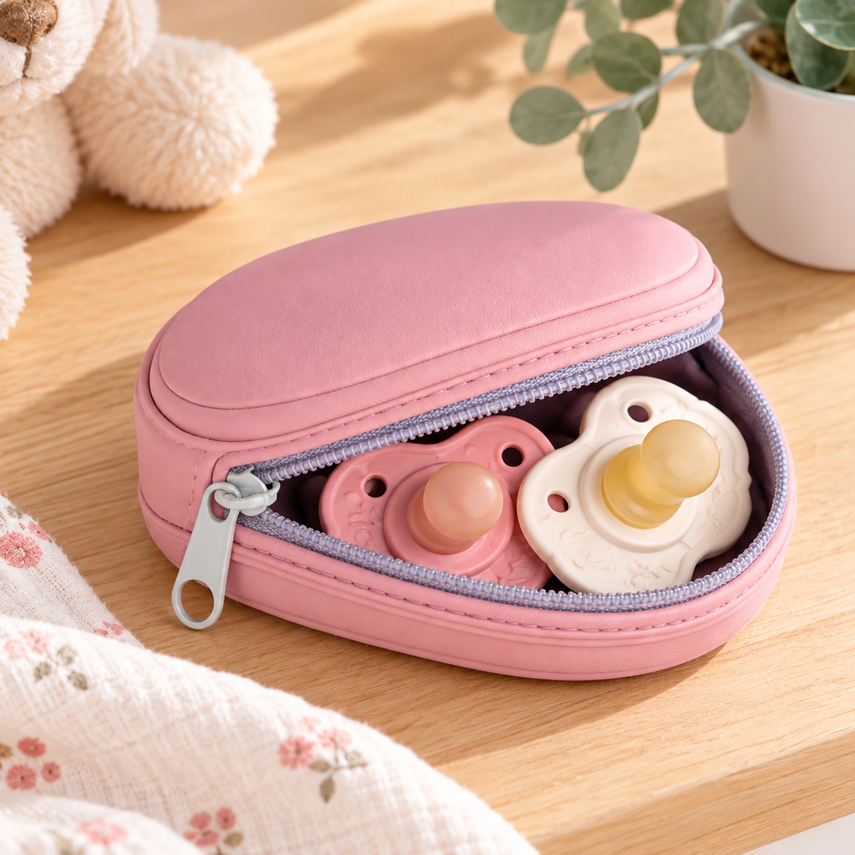Porte-sucette bébé en silicone