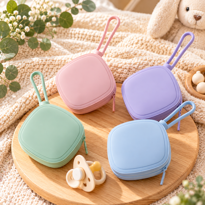 Porte-sucette bébé en silicone