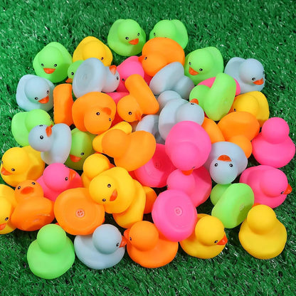 Canards de bain colorés pour bébé – Jouets flottants