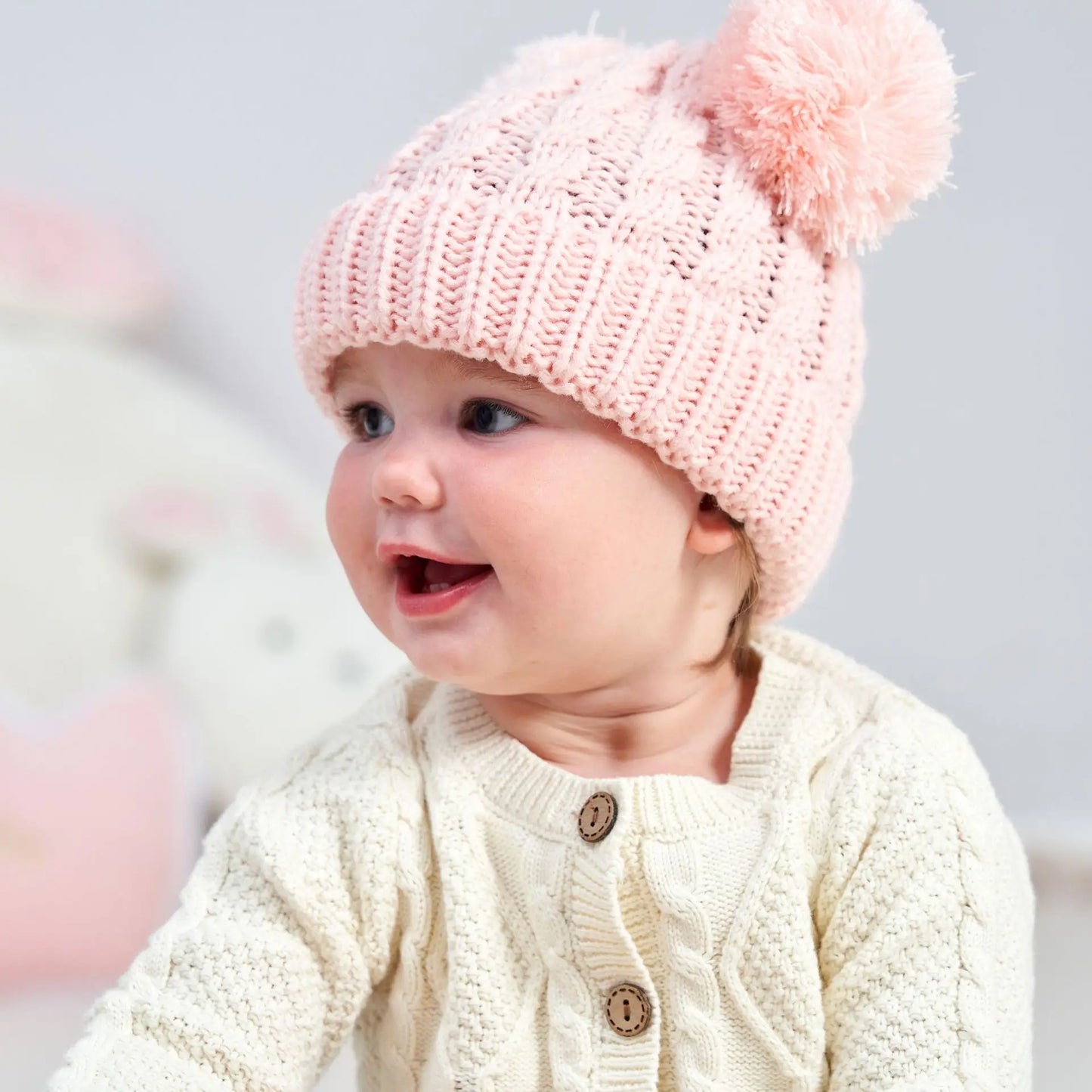 Chapeau en tricot pour bébé