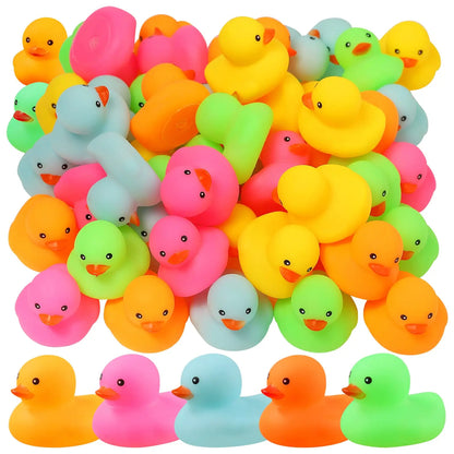 Canards de bain colorés pour bébé – Jouets flottants