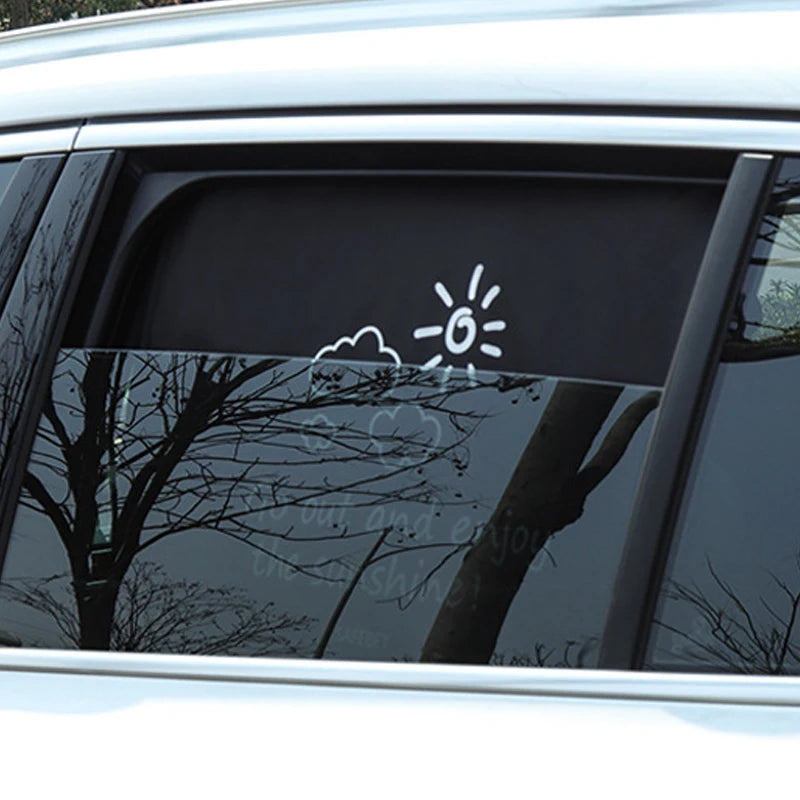 Pare-soleil voiture bébé magnétique | Protection UV universelle à motifs