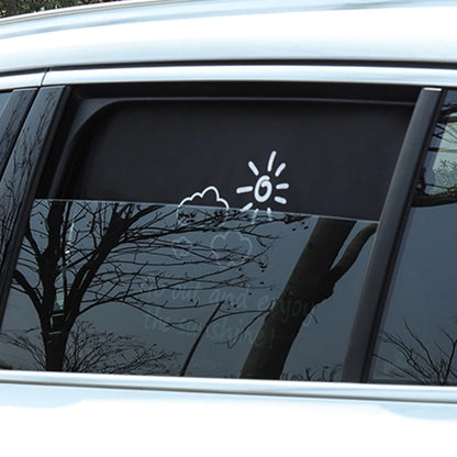 Pare-soleil voiture bébé magnétique | Protection UV universelle à motifs