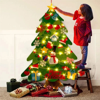 Sapin de Noël en feutre pour enfants !