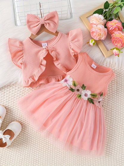 Robe à fleurs pour bébé