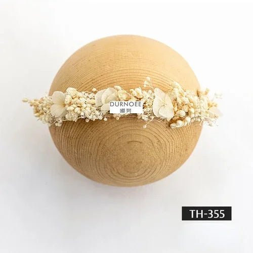 Bandeau de photographie pour nouveau - né - Cigogne et bébé