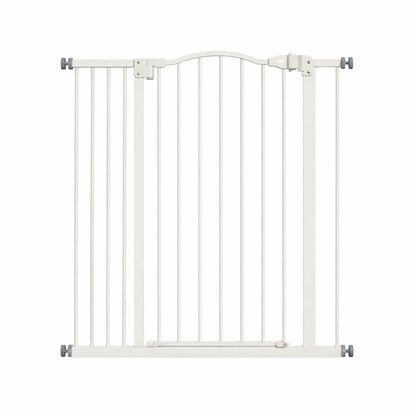 Barrière de sécurité blanche pour bébé, barrière extensible pour porte et escalier