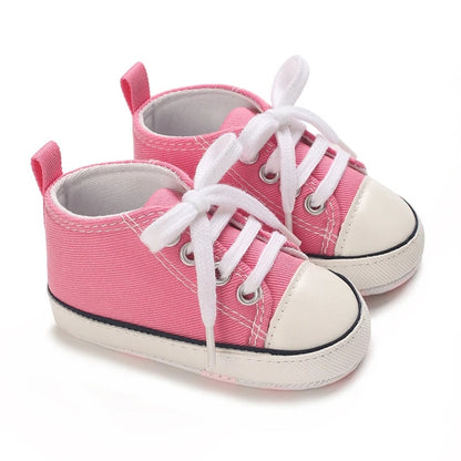Basket bébé rose chaussures confortables et tendance pour fille 