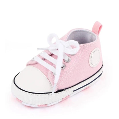 Basket bébé rose chaussures confortables et tendance pour fille 