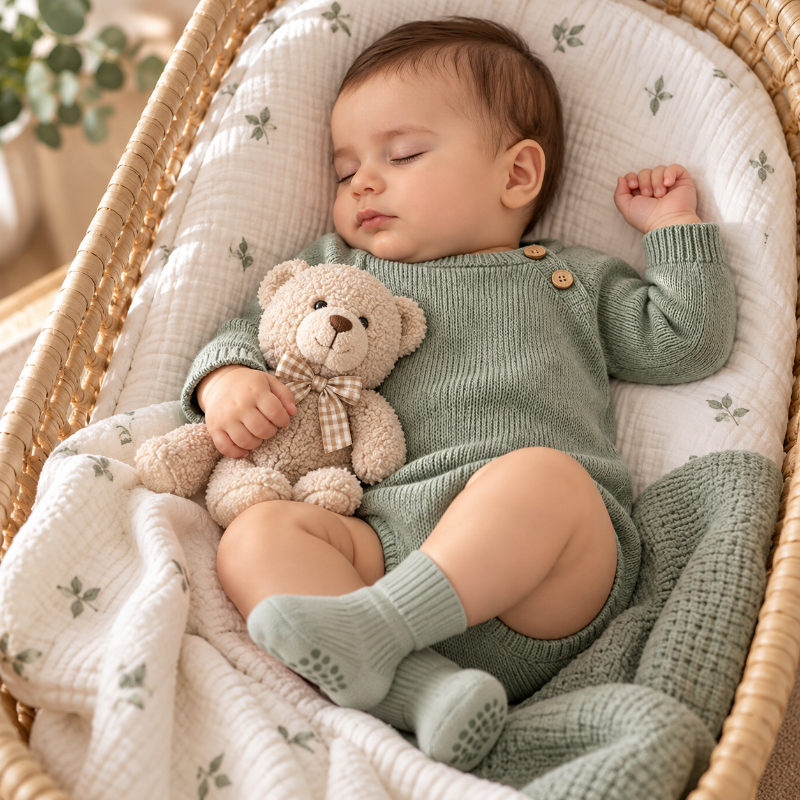 Chaussettes bébé antidérapantes – lot de 3 paires