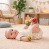 Hochet bébé pied et poignet sensoriel - Lot de 4