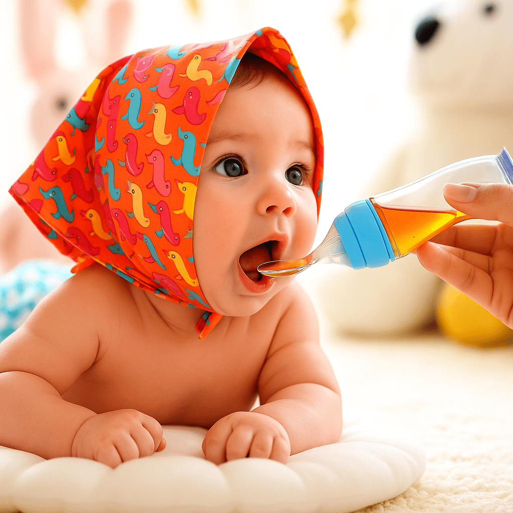  Biberon cuillère en silicone pour bébé - Cigogne et bébé