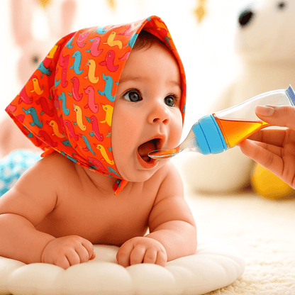  Biberon cuillère en silicone pour bébé - Cigogne et bébé