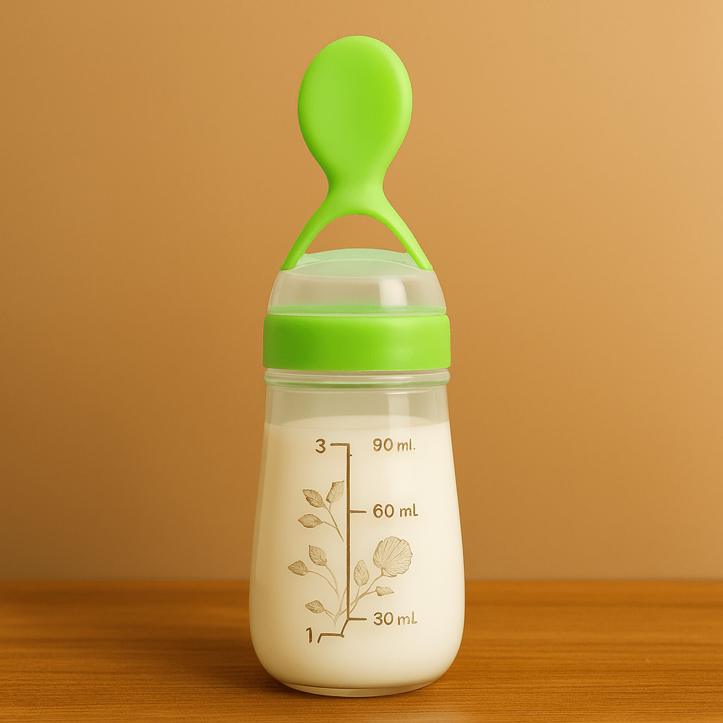  Biberon cuillère en silicone pour bébé - Cigogne et bébé