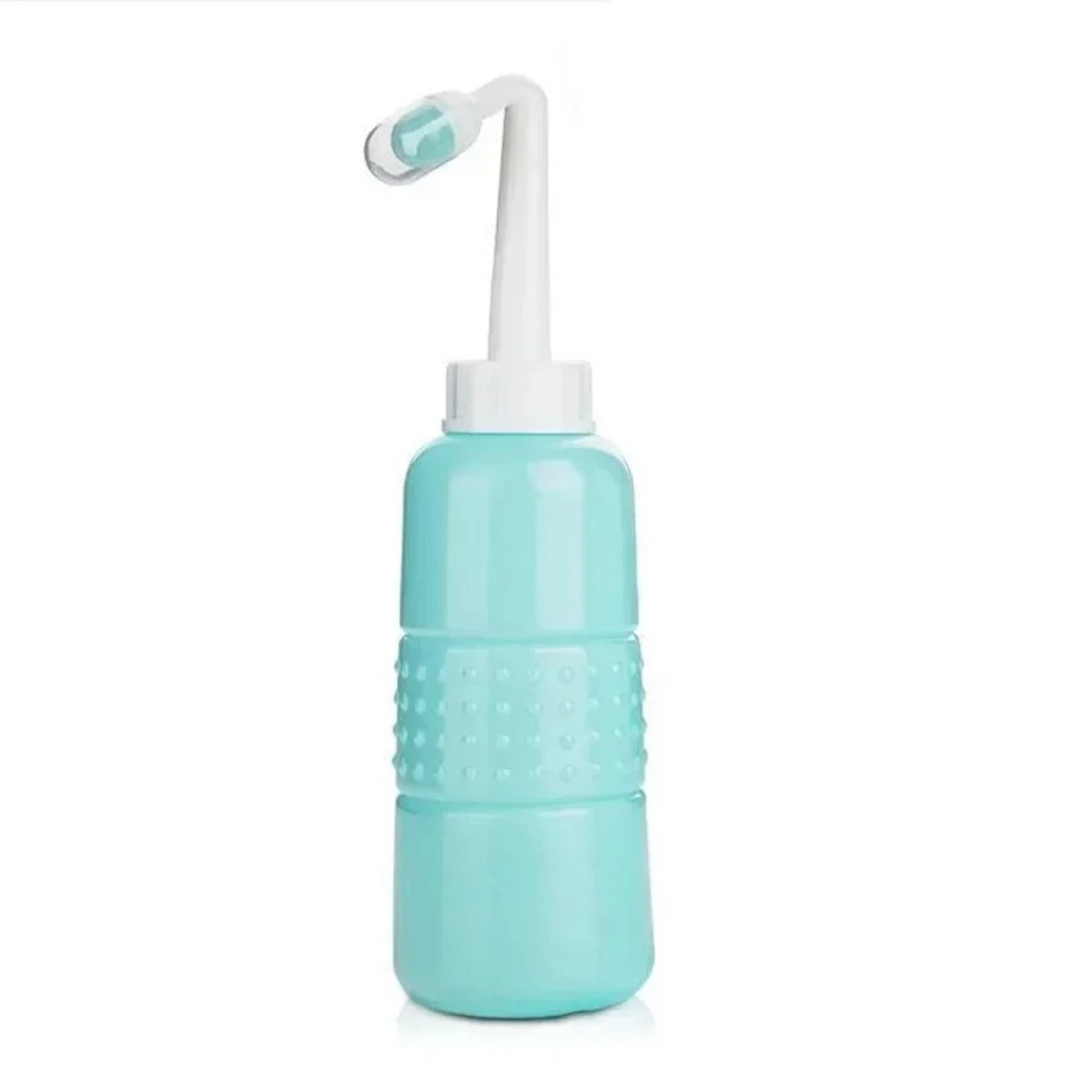 bidet portable hygiène intime bleu bouteille jet d'eau voyage pratique