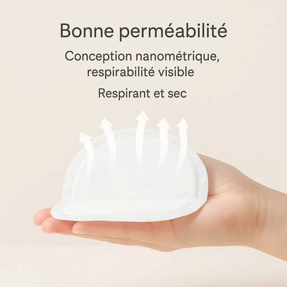 Coussinets d’allaitement respirants et secs conception nanométrique
