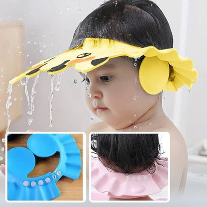 Bonnet de bain bébé - Cigogne et bébé
