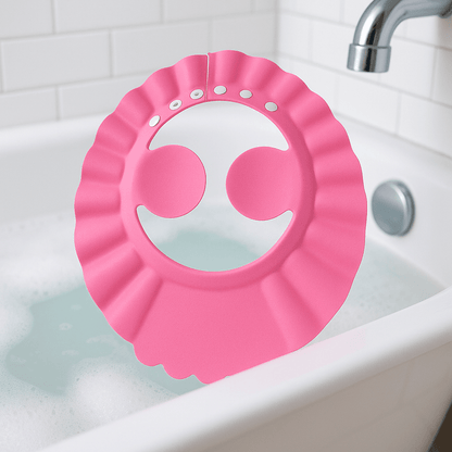 Bonnet de bain bébé - Cigogne et bébé