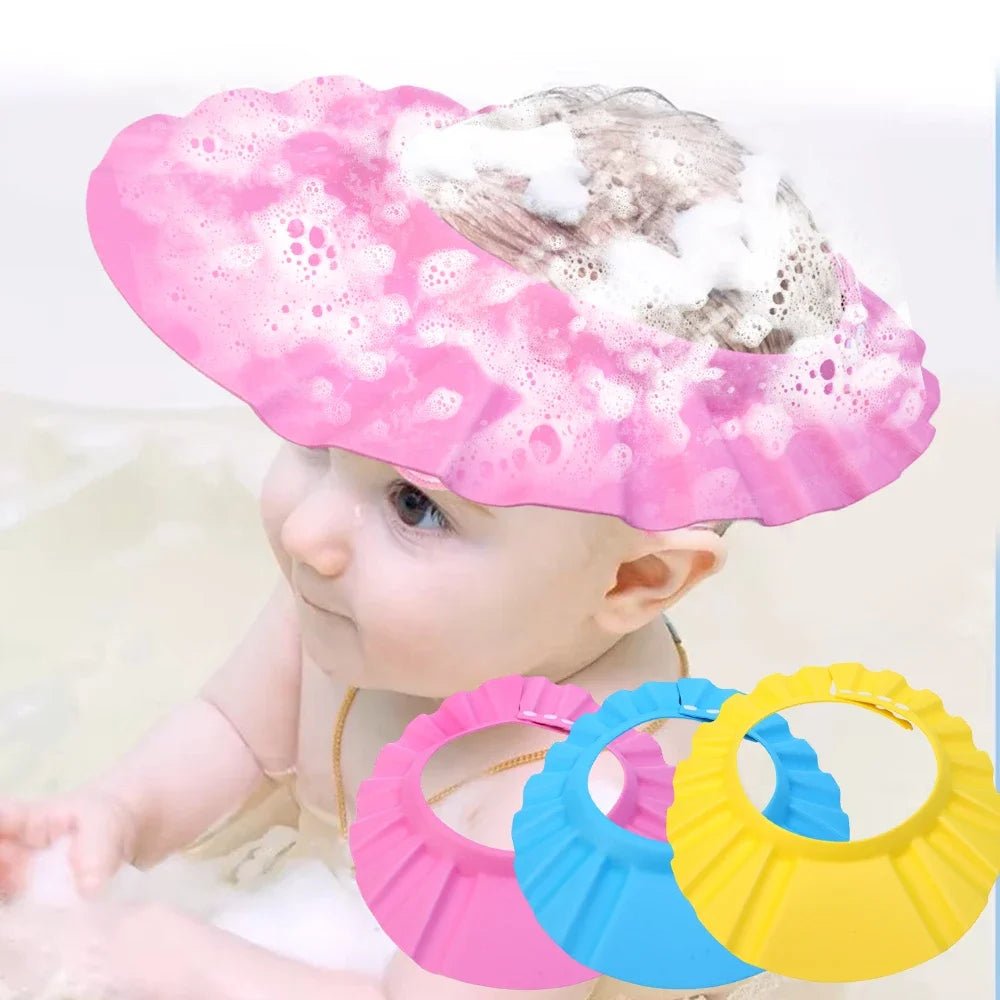 Bonnet de bain bébé - Cigogne et bébé
