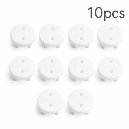 Bouchons de prise de sécurité pour bébé – lot de 10 cache-prises blancs anti-électrocution