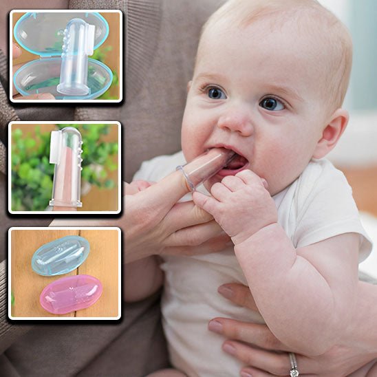 Brosse à dent bébé - Cigogne et bébé