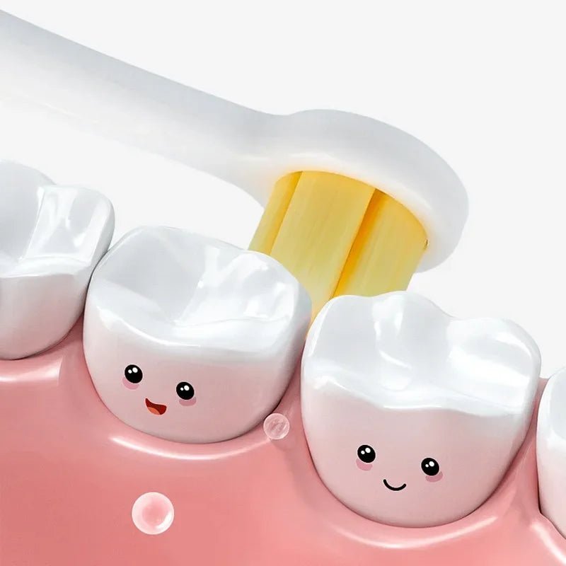 Brosse à dent pour bébé - Cigogne et bébé