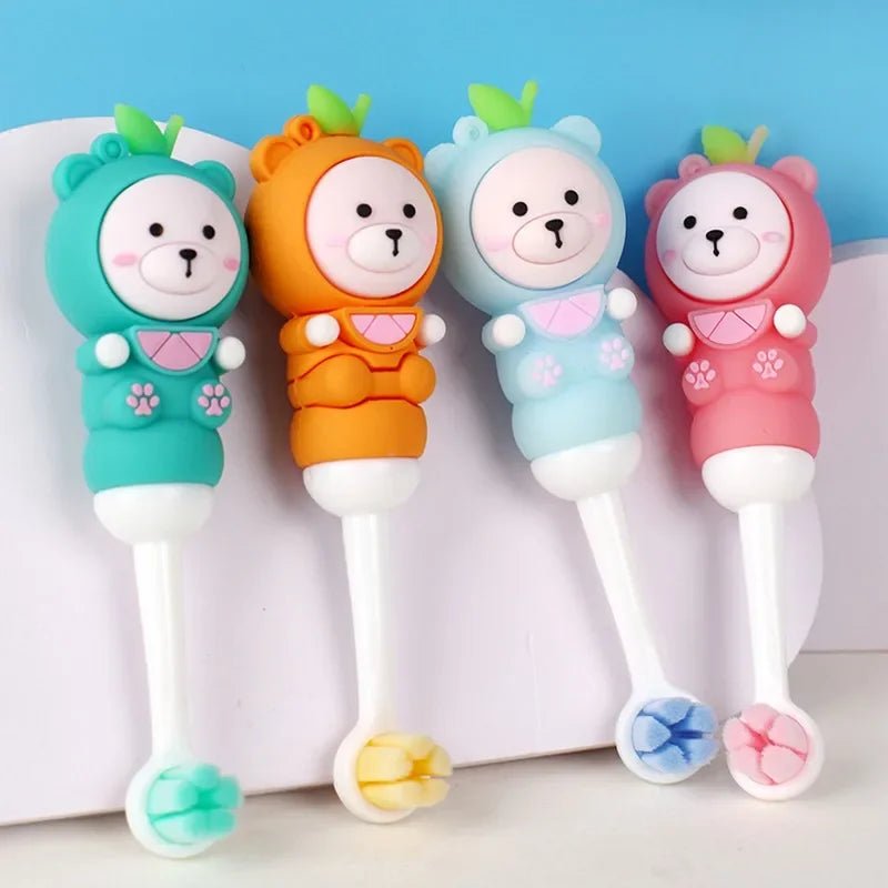Brosse à dent pour bébé - Cigogne et bébé