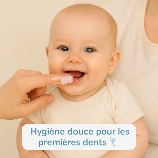 hygiène douce pour les premières dents de bébé