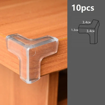 Cache coin de table bébé - Cigogne et bébé