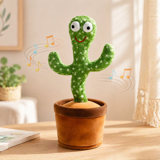 cactus dansant jouet bébé musical interactif en peluche avec musique éveil enfant décoration chambre bébé
